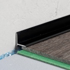 Aluminium Wandanschlussprofil | Dehnfugenabdeckung bis 13mm | silber | 2,50m