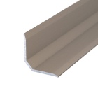 Aluminium Wandanschlussprofil | Dehnfugenabdeckung bis 19mm | Edelstahl matt