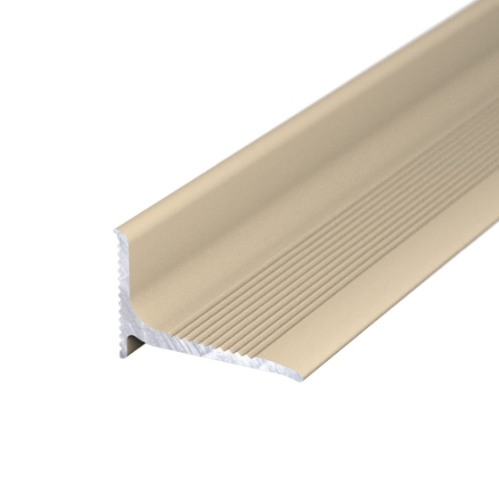 Aluminium Wandanschlussprofil | Dehnfugenabdeckung bis 20mm | sahara | 1,00m