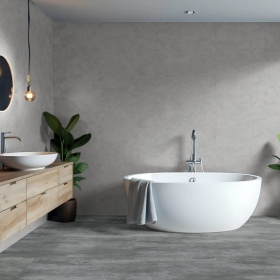 Skando SPC Wall - Grey matt | Vinyl-Wandverkleidung