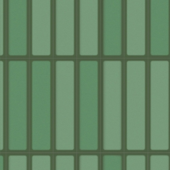 Skando SPC Wall - Butcherblock Grün hochglanz | Vinyl-Wandverkleidung