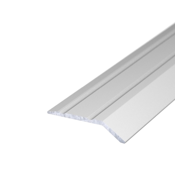 Aluminium-Abschlussprofil | selbstklebend | für Ausgleich von 4-5mm starken Bodenbelägen | silber | 3,00m