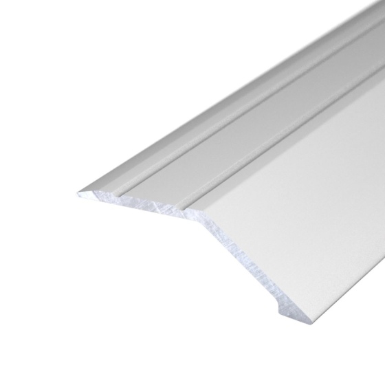 Aluminium-Abschlussprofil | selbstklebend | für Ausgleich von 14mm starken Bodenbelägen | silber