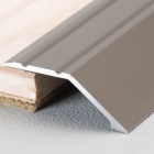 Aluminium-Abschlussprofil | selbstklebend | für Ausgleich von 14mm starken Bodenbelägen | Edelstahl matt | 1,00m