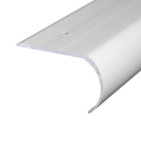 Aluminium-Treppenkantenprofil | verschraubt | silber | 2,70m