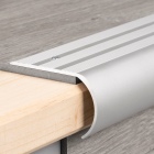 Aluminium-Treppenkantenprofil | verschraubt | silber | 2,70m