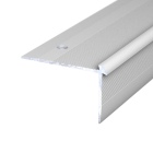 Aluminium-Treppenkantenprofil | verschraubt | für 2mm starke Bodenbeläge | 2,50m