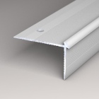 Aluminium-Treppenkantenprofil | verschraubt | für 2mm starke Bodenbeläge | 2,50m