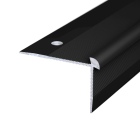 Aluminium-Treppenkantenprofil | verschraubt | für 3mm starke Bodenbeläge | 2,50m