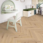 Tarkett iD 30 - Delicate Oak Almond 261003007 | Fischgrät-Optik | Klebe-Vinylboden