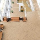 Tarkett iD 30 - Delicate Oak Almond 261003007 | Fischgrät-Optik | Klebe-Vinylboden