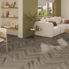 Tarkett iD 30 - Delicate Oak Clay 261003008 | Fischgrät-Optik | Klebe-Vinylboden