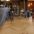 Tarkett iD 30 - Delicate Oak Toffee 261003009 | Fischgrät-Optik | Klebe-Vinylboden