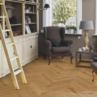 Tarkett iD 30 - Delicate Oak Toffee 261003009 | Fischgrät-Optik | Klebe-Vinylboden