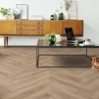 Tarkett iD 30 - English Oak Grege 261003012 | Fischgrät-Optik | Klebe-Vinylboden