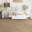 Tarkett iD 30 - English Oak Grege 261003012 | Fischgrät-Optik | Klebe-Vinylboden