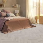 Tarkett iD 30 - Scandinavian Oak Medium Grey 261003022 | Fischgrät-Optik | Klebe-Vinylboden