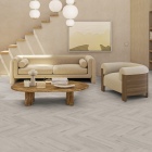 Tarkett iD 30 - Scandinavian Oak Medium Grey 261003022 | Fischgrät-Optik | Klebe-Vinylboden
