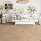 Tarkett iD 70 - Delicate Oak Almond 261046007 | Fischgrät-Optik | Klebe-Vinylboden