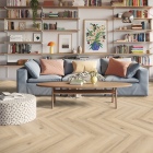 Tarkett iD Naturals 55 - Forest Oak Pistachio Shell 261018040 | Fischgrät-Optik | Klebe-Vinylboden