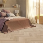 Tarkett iD Naturals 55 - Variant Oak Beige 261018050 | Fischgrät-Optik | Klebe-Vinylboden