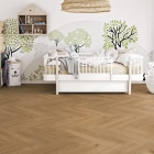 Tarkett iD Naturals 55 - Chatillon Oak Honey 261026035 | Fischgrät-Optik | Klebe-Vinylboden