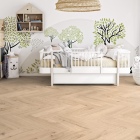 Tarkett iD Naturals 55 - Nomad Oak Linen 261026041 | Fischgrät-Optik | Klebe-Vinylboden