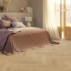 Tarkett iD Naturals 55 - Nomad Oak Oat 261026042 | Fischgrät-Optik | Klebe-Vinylboden