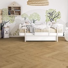 Tarkett iD Naturals 55 - Nomad Oak Oat 261026042 | Fischgrät-Optik | Klebe-Vinylboden