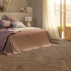 Tarkett iD Naturals 55 - Royal Oak Oiled Brown 261026047 | Fischgrät-Optik | Klebe-Vinylboden