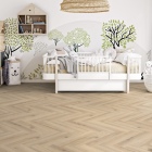 Tarkett iD Naturals 70 - Forest Oak Pistachio Shell 261048040 | Fischgrät-Optik | Klebe-Vinylboden