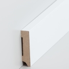 MDF Sockelleiste kubisch | 58mm hoch | weiß