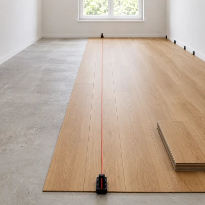 Klebevinyl: Vorbereitung