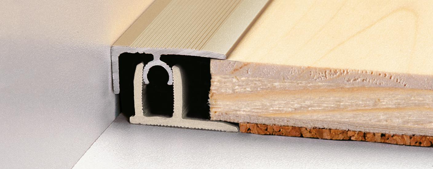 Abschlussprofil aus Aluminium