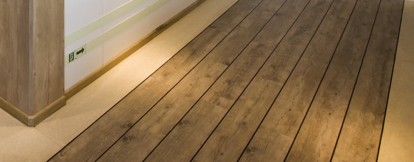 Fugenprofile in Klebe-Vinylboden