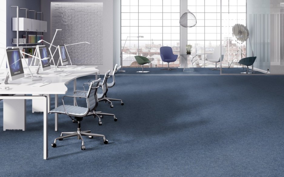 Büroteppich aus Nadelvlies