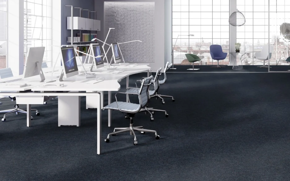 Büroteppich aus Nadelvlies