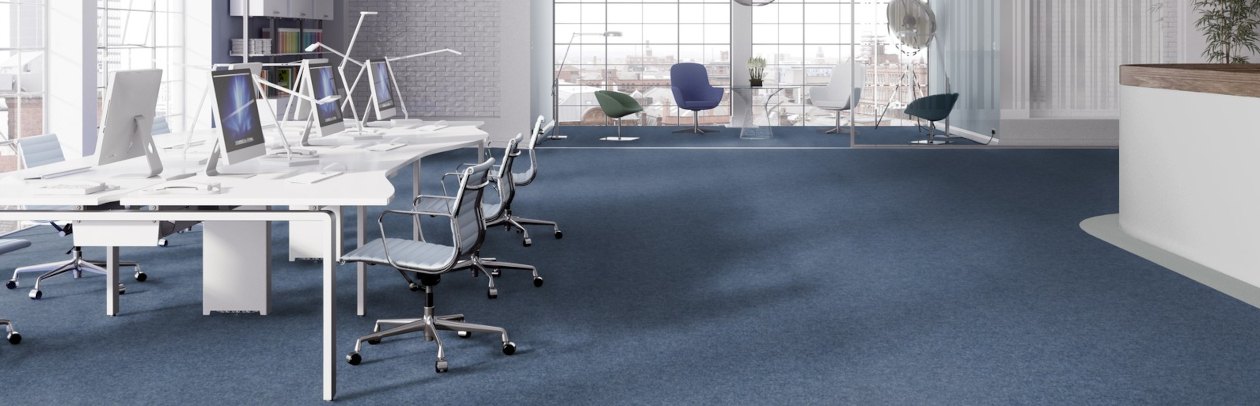 Büroteppich aus Nadelvlies