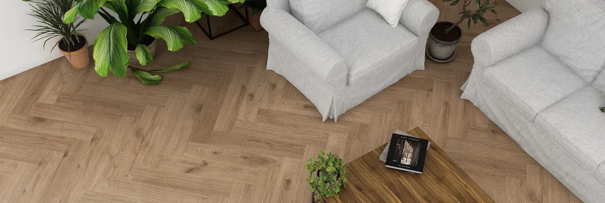 Laminat in Eiche-Optik