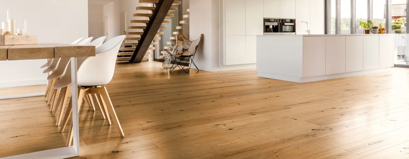 Fertigparkett in Landhausdielen-Optik