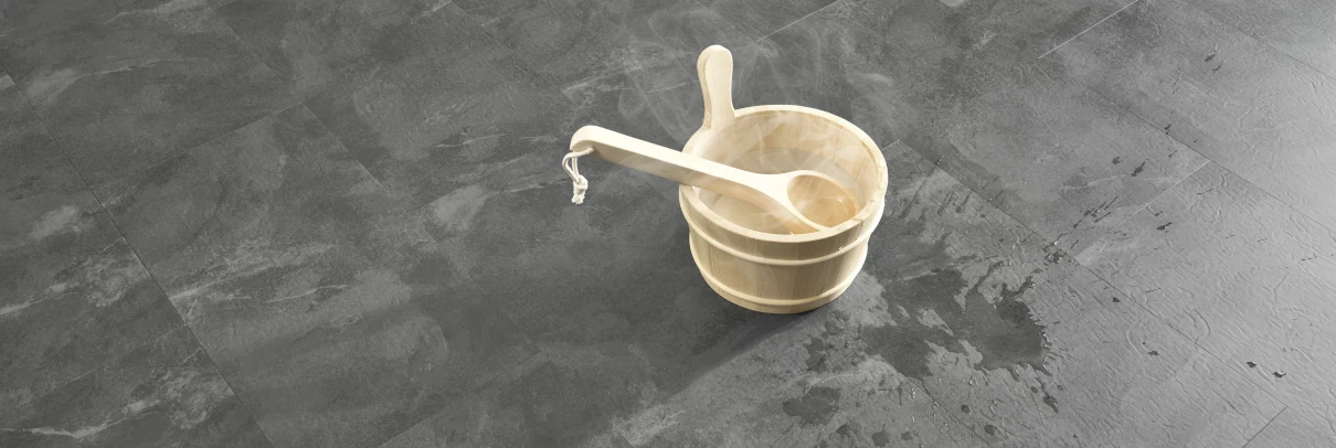 Wasserdichter Badezimmerboden