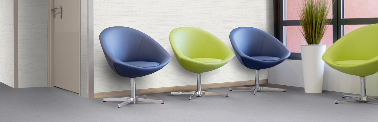 Flurboden aus Linoleum