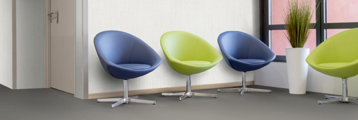 Flurboden aus Linoleum