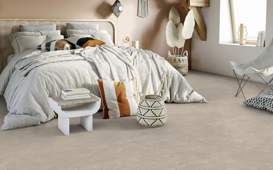 Fußbodengestaltung in einem Schlafzimmer