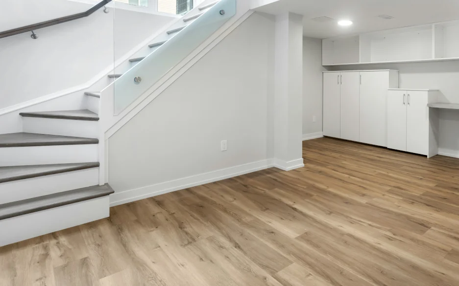 Vinylboden als Bodenbelag im Keller