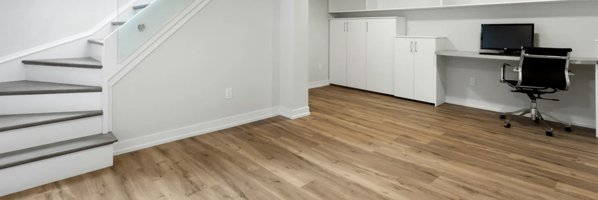 Vinylboden als Bodenbelag im Keller