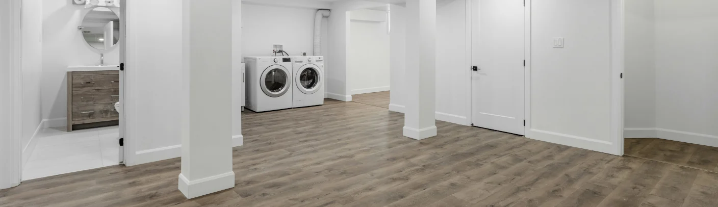 Kellerboden in moderner Holzoptik