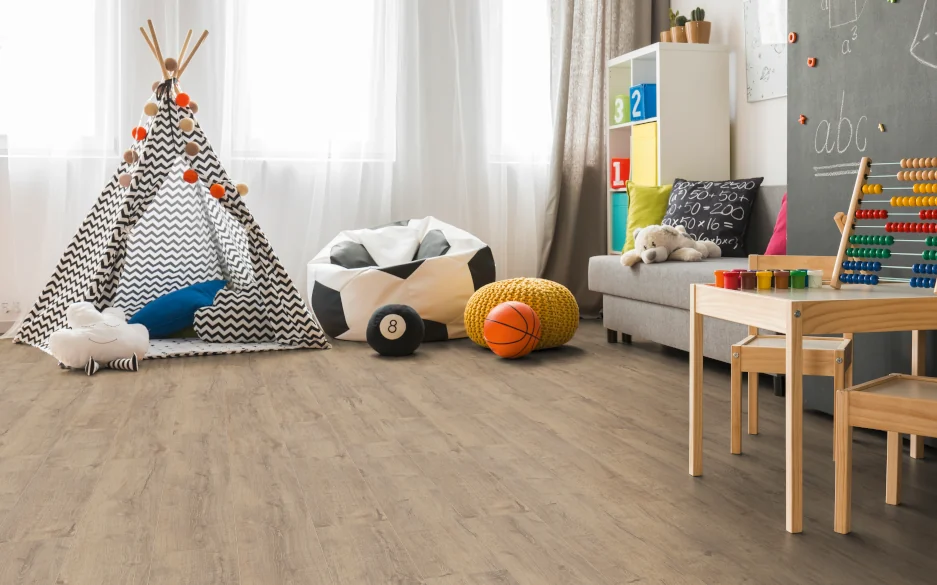 Laminat in Holzoptik als Kinderzimmer-Boden