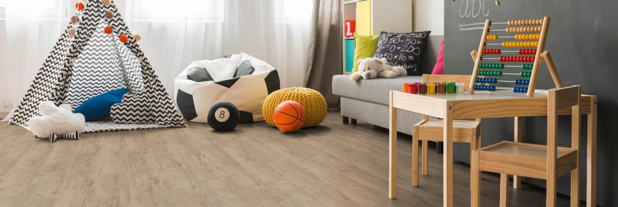 Laminat in Holzoptik als Kinderzimmer-Boden