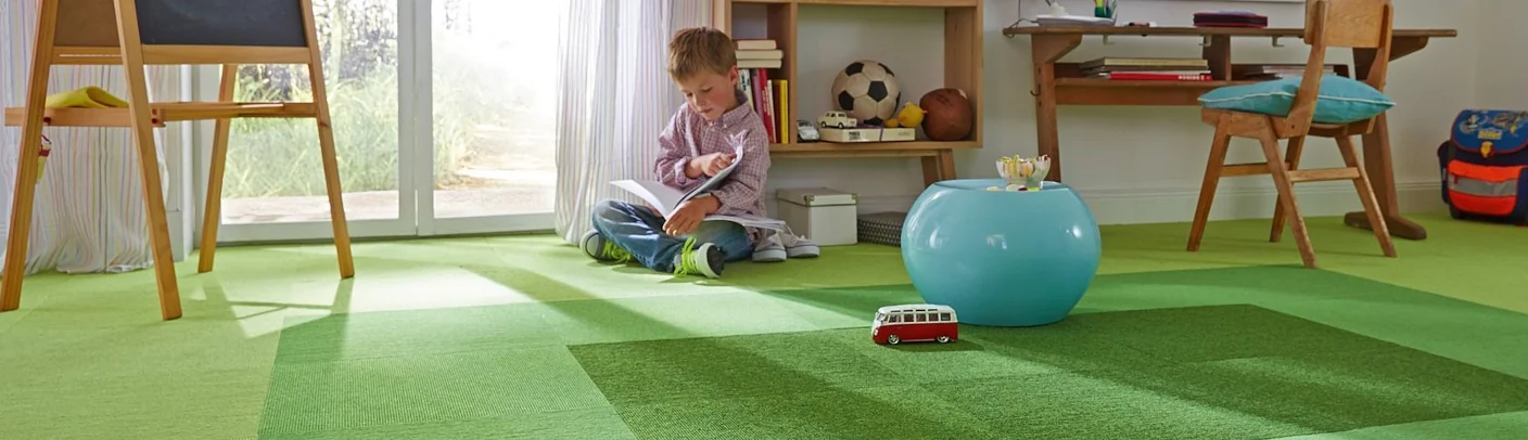 Textiler Bodenbelag im Kinderzimmer
